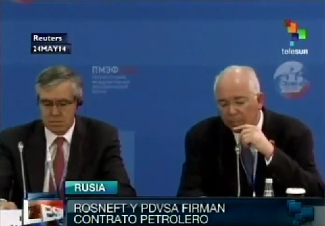 El ministro rafael ramírez representó a Venezuela en Foro Económico de San Petersburgo - Rusia.