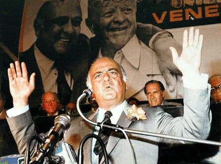 Jaime Lusinchi, ex-presidente de Venezuela.