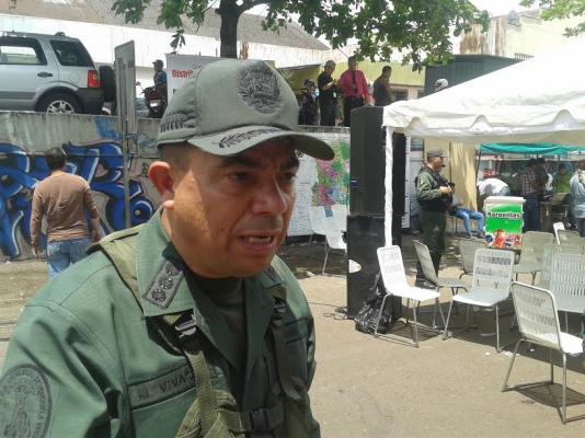 El M/G Miguel Vivas Landino, Comandante de la Región Estratégica de Defensa Integral, Redi-Andes