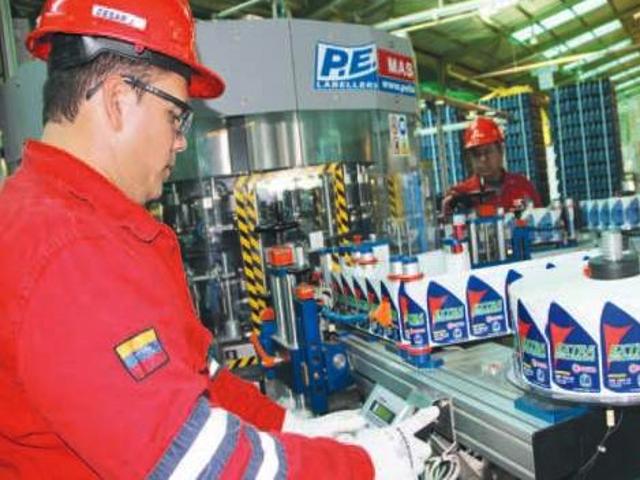 PDVSA incrementó manufactura de lubricantes en más de 50%
