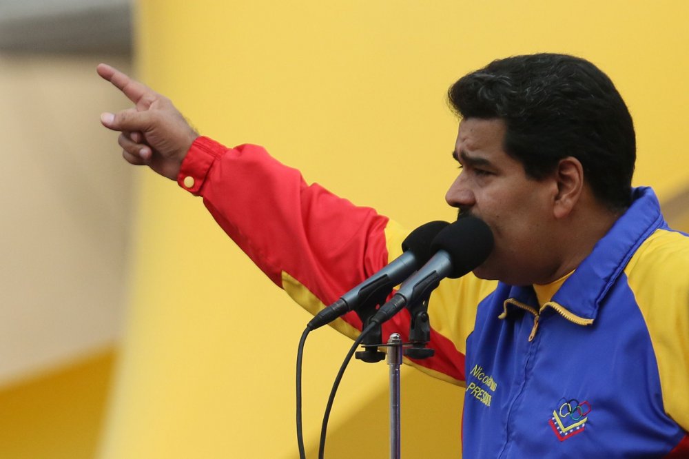 Presidente Maduro en la concentración del Primero de Mayo en Caracas