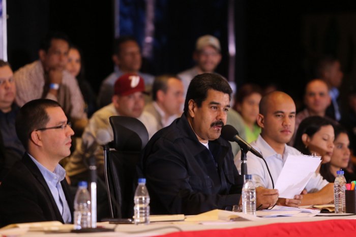 Encuentro de misioneros con el Presidente Maduro