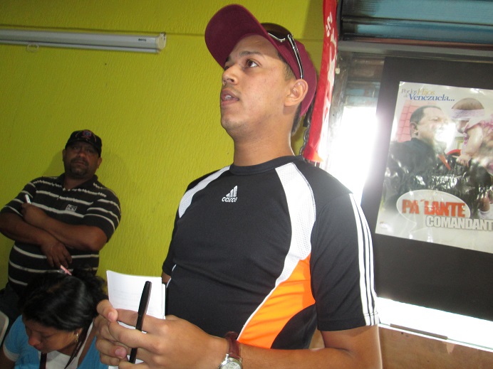 Intervención del Jorge Perez, Dirigente Sindical del Hotel Cristina´s