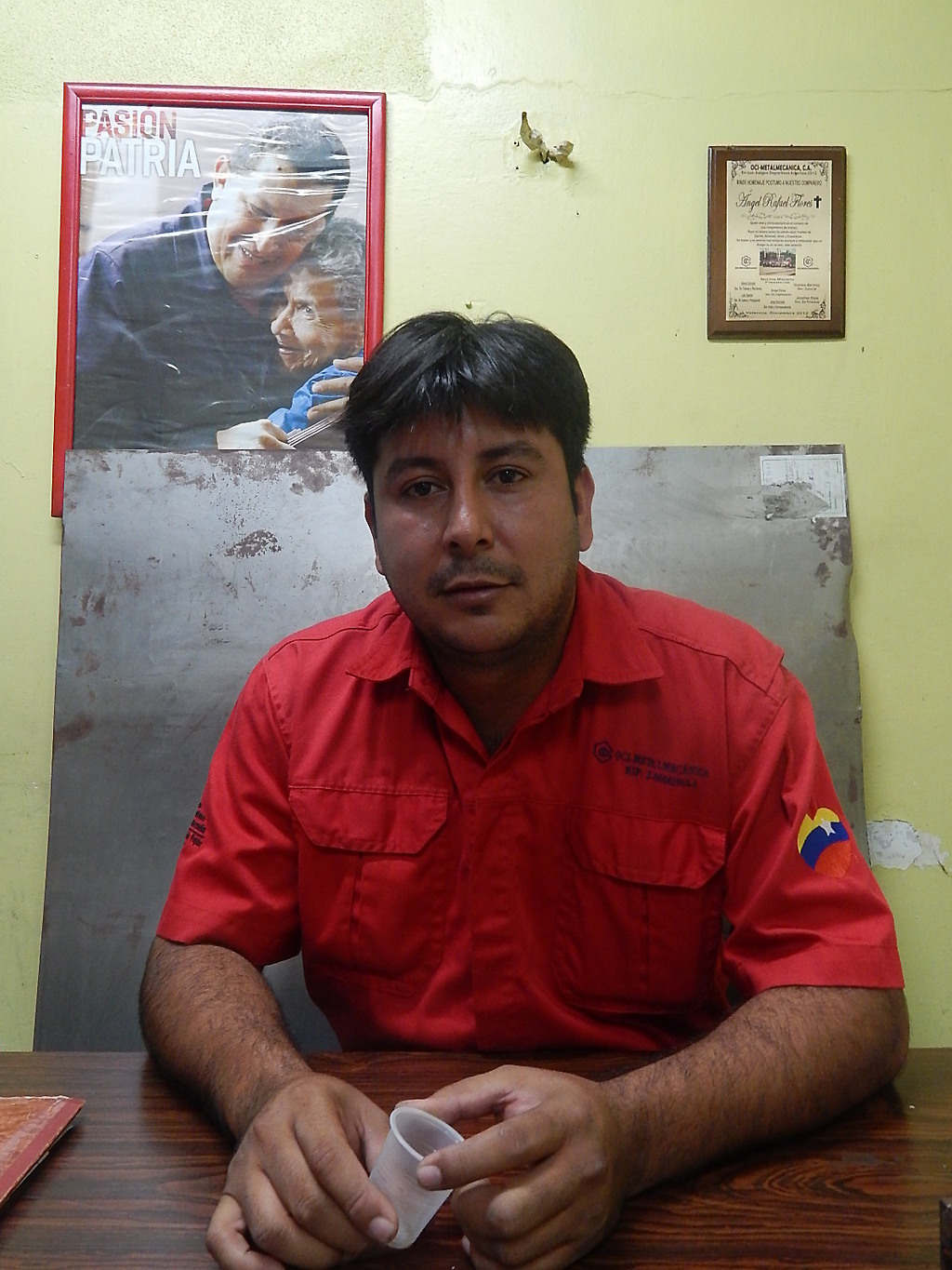 Gustavo Martinez Sec. General del Sindicato de trabajadores de OCIMETAL
