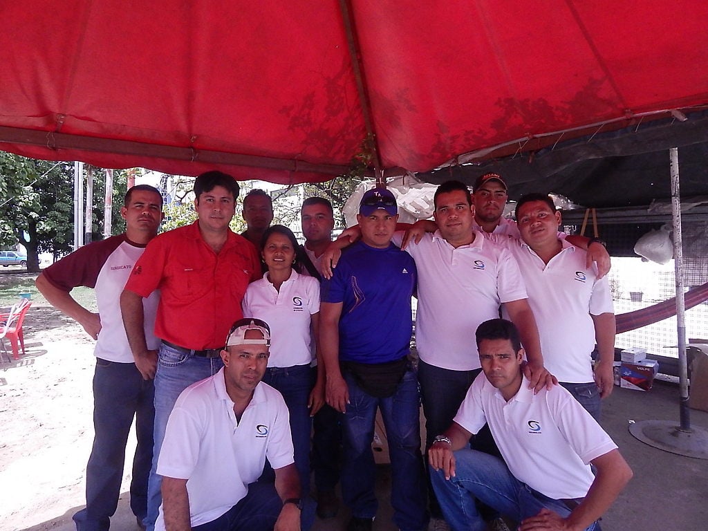 Trabajadores de OCIMETAL en solidaridad con la lucha de los trabajadores de suramericana