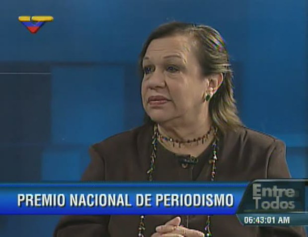 Milagros Pérez, presidenta de la Fundación Premio Nacional de Periodismo