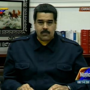 El Presidente de la República, Niculás Maduro 