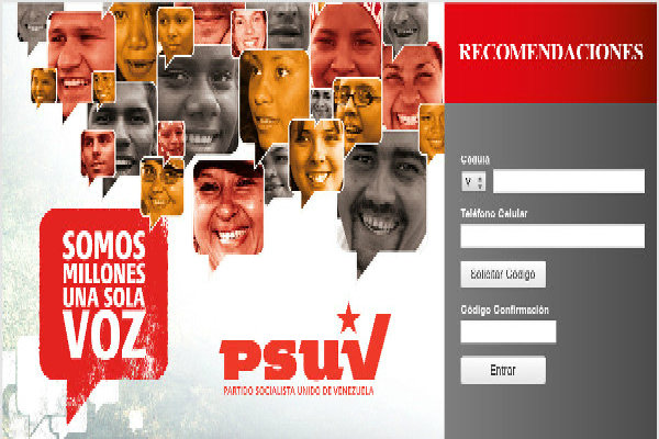 El primer vicepresidente del PSUV, Diosdado Cabello, informó que hasta la fecha, 9.933 nuevos militantes se han inscrito vía internet en las filas del partido rojo.