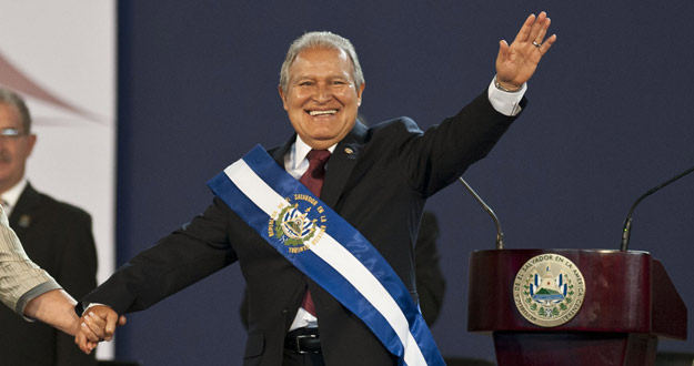 El presidente de El Salvador, Salvador Sánchez Cerén
