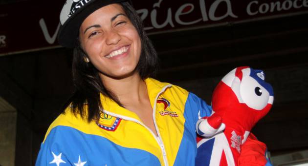 La corredora venezolana Stefany Hernández