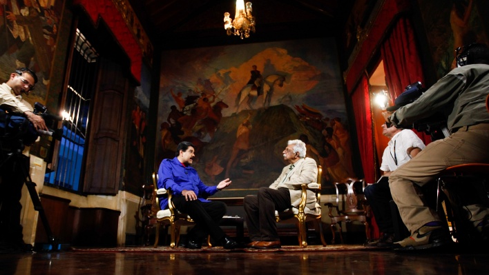 Presidente Maduro en entrevista con TeleSur