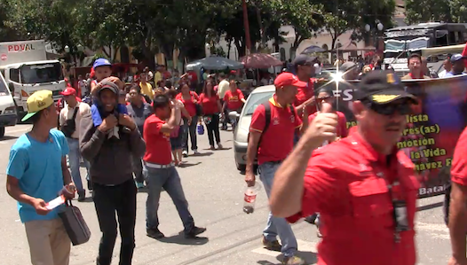 Los movimientos populares marchan unidos en la marcha obrera y popular por el Control Obrero, en Barquisimeto