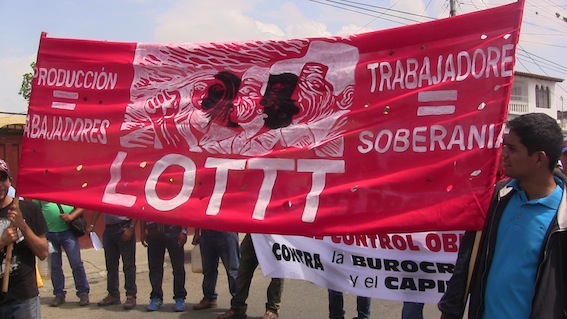 Aplicación estricta de la LOTT, presente en la marcha obrera y popular por el Control Obrero en Barquisimeto