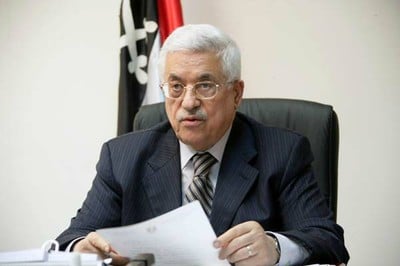 El presidente de Palestina, Mahmud Abbas
