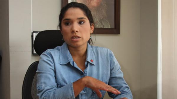 La vicepresidenta para el Socialismo Territorial, Isis Ochoa