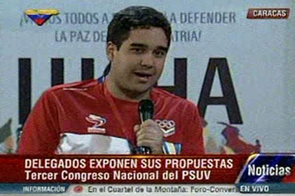 El hijo del Presidente de la República, Nicolás Ernesto Maduro Guerra