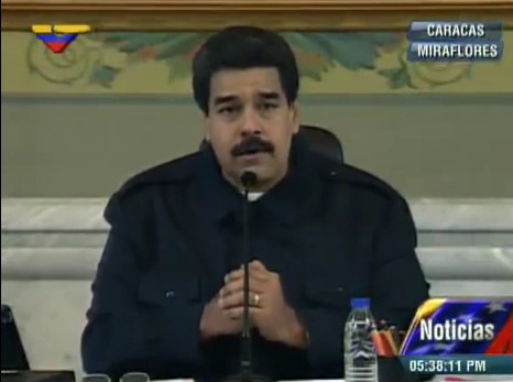 Maduro expresó "Desde Venezuela modestamente, a nombre de nuestro Comandante Chávez, a nombre de nuestros libertadores, a nombre del pueblo árabe, le hacemos un llamado a la Liga Árabe para que levante su voz y asuma el liderazgo que tiene que asumir para defender al pueblo palestino".
