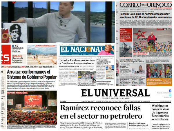 hernan Canorea y la prensa del martes 31 de julio 2014.