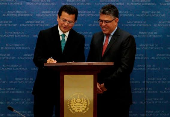 Venezuela y El Salvador firman Memorándum de Entendimiento