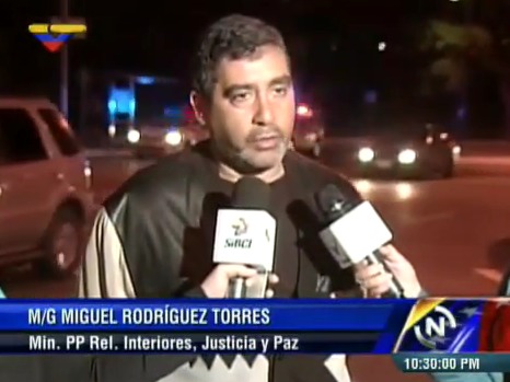 La información fue dada a conocer por el ministro de Relaciones Interiores, Justicia y Paz, Miguel Rodríguez Torres