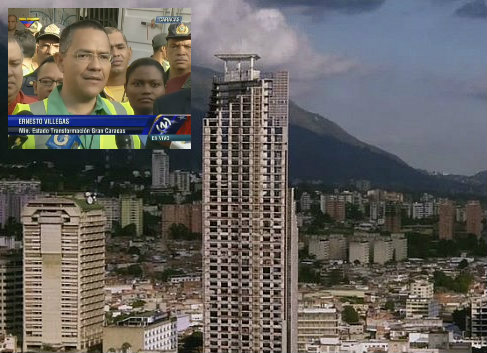 La Torre de David, en Caracas.
