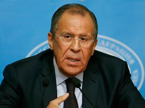 El ministro de Asuntos Exteriores ruso, Sergei Lavrov