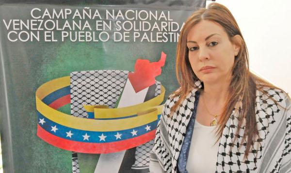 Linda Sabeh Alí embajadora de Palestina en Venezuela