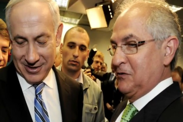 Antonio Ledezma y su pana Benjamín Netanyahu: Dicen que una imagen habla más que mil palabras y aquí se corrobora. 