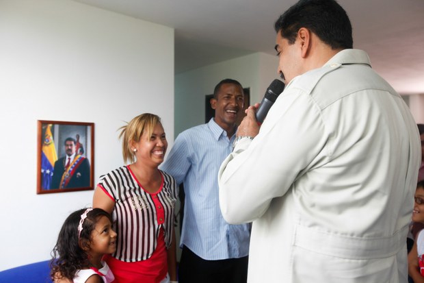 El presidente de la República, Nicolás Maduro, entregó 680 viviendas, de la primera etapa del Desarrollo Industrial Habitacional Ciudad Socialista de Marizapa, Caucagua del municipio Acevedo, estado Miranda.