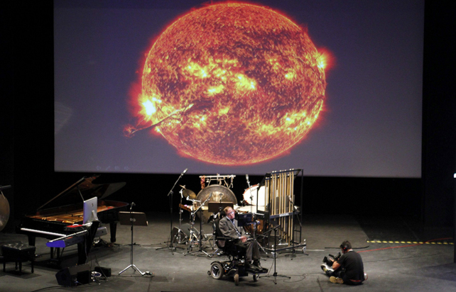 El físico británico Stephen Hawking, en su intervención durante el Festival Starmus que se ha celebrado esta semana en la isla de Tenerife