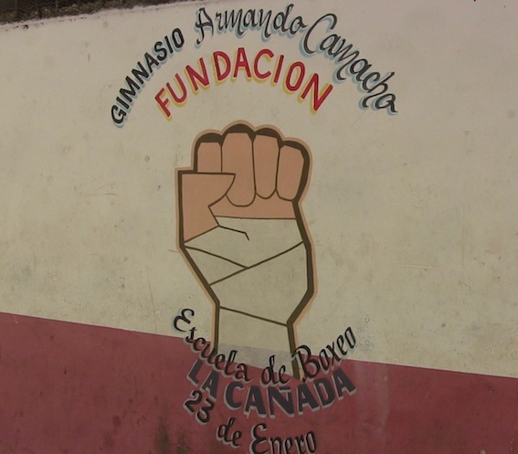 El boxeo sigue siendo una tradición, muestra de ello es el gimnasio Armando Camacho, en La Cañada de la Iglesia del 23 de Enero