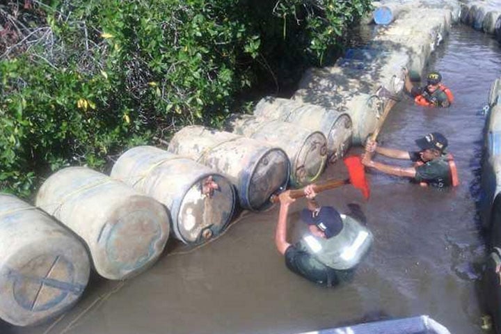 Contrabando de combustible en la Laguna de Sinamaica, Estado Zulia