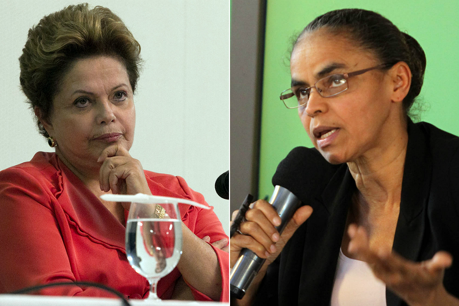Dilma Rousseff y Marina Silva.