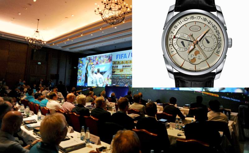 relojes de la marca Parmigiani, regalados por la Confederación Brasileña (CBF)