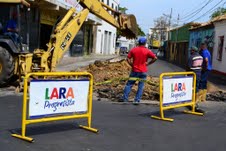 Hidrolara rompe el asfalto de las calles de Carora antes que se enfríe