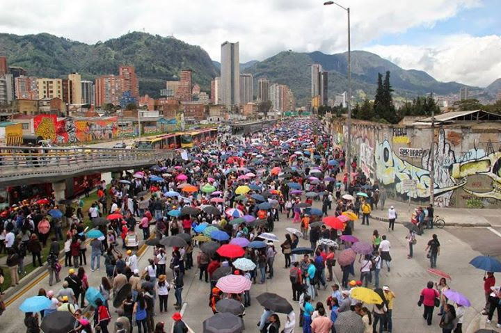Marcha en Bogotá