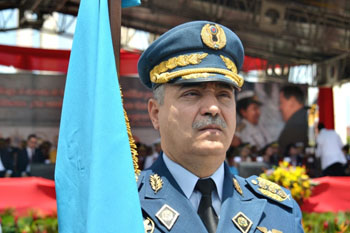 El mayor General de la Aviación Militar de Venezuela Giuseppe Yoffreda