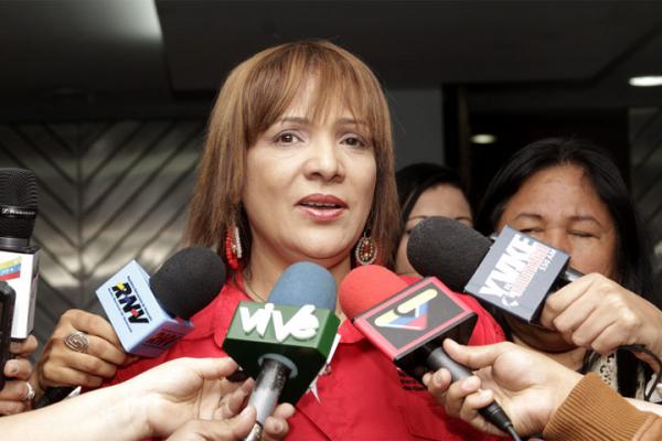 La ministra del Poder Popular para la Salud, Nancy Pérez.