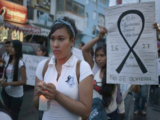 Estudiantes exigen la renuncia de Peña Nieto