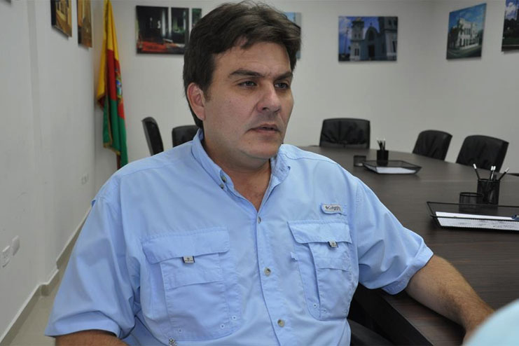 El alcalde encargado del municipio Valencia, Santiago Rodríguez