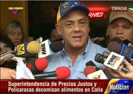 El alcalde del municipio Libertador, Jorge Rodríguez.