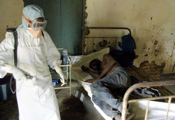 Víctima del Ébola en Liberia