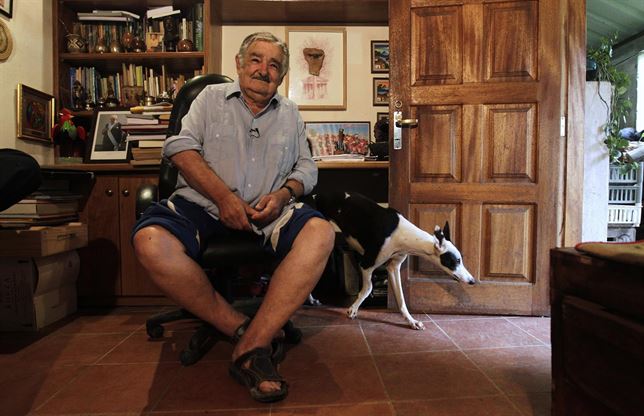 El presidente de Paraguay, José "Pepe" Mujica