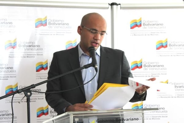 El vicepresidente para el Área de Desarrollo Social y de las Misiones, Héctor Rodríguez