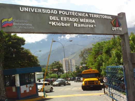 la Universidad Politécnica Territorial de Mérida, Kléber Ramírez