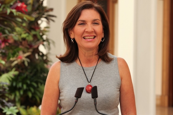 La presidenta de Movilnet, Jacqueline Faria