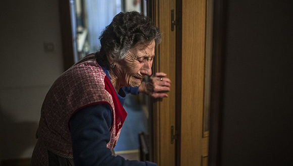 Carmen Martínez, la anciana injustamente desalojada de su vivienda.