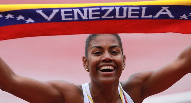 La atleta venezolana Andrea Purica