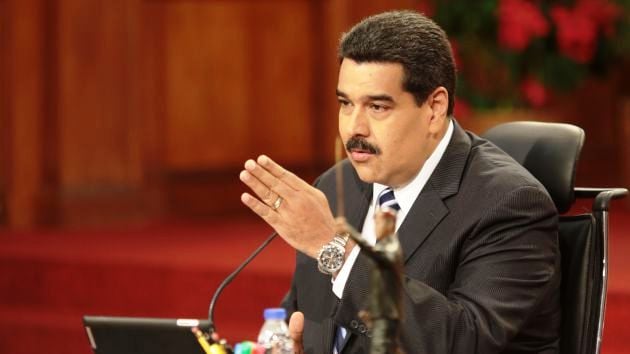 Presidente Nicolás Maduro en su presentación del Plan de Recuperación Económica