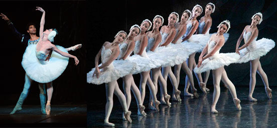 Ballet Nacional de Cuba interpretó  la reconocida obra El lago de los cisnes, de Piotr Ilich Tchaikovsk